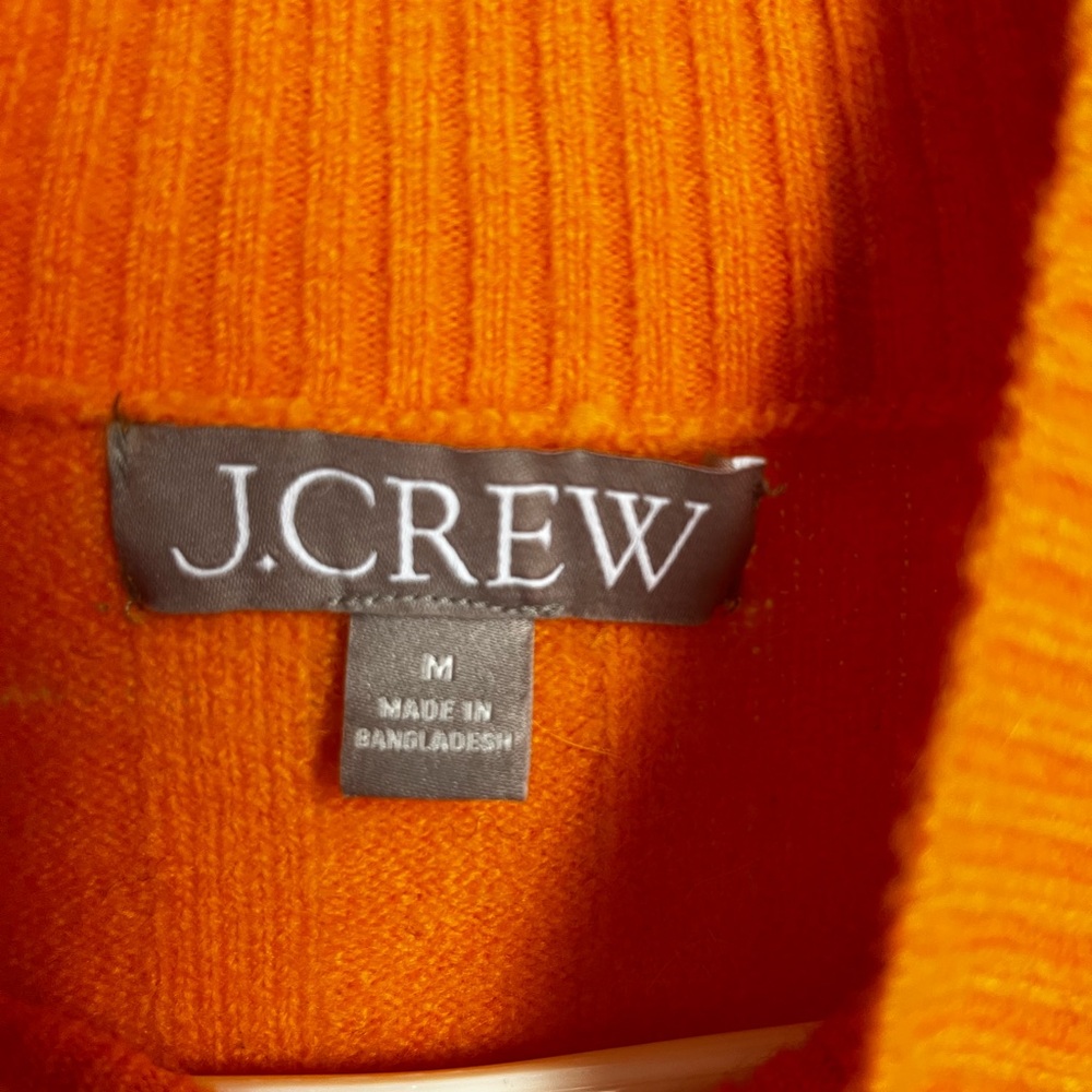 Vibrant Orange Ribbed Sweater - Picture 3 of 4